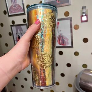 Starbucks Glitter Polka Dot Tumbler